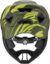 uvex React Jr. Fullface kinderhelm Donkergroen Mat