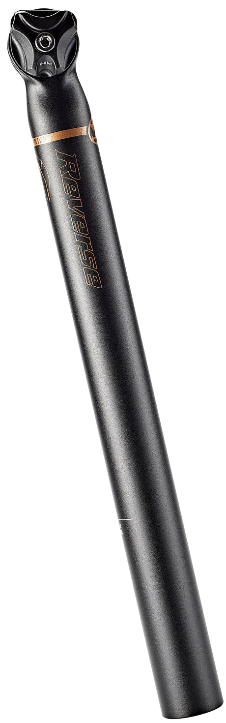 Omgekeerde Nico Vink zadelpen Ø31,6mm zwart/bruin