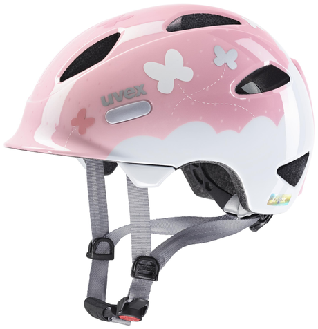 uvex Oyo Style Kinderhelm Vlinder Roze