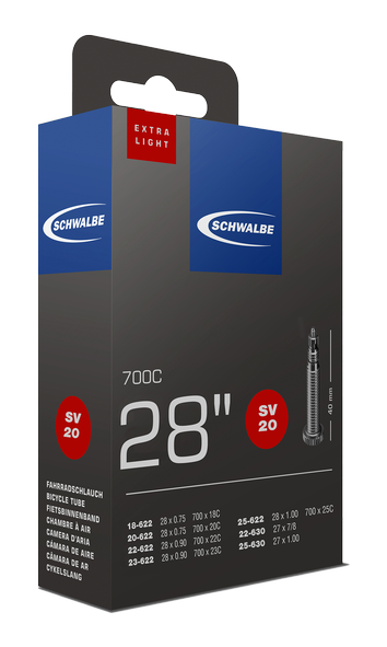 Schwalbe No.20 Binnenband 28" Extralight Road/Triathlon