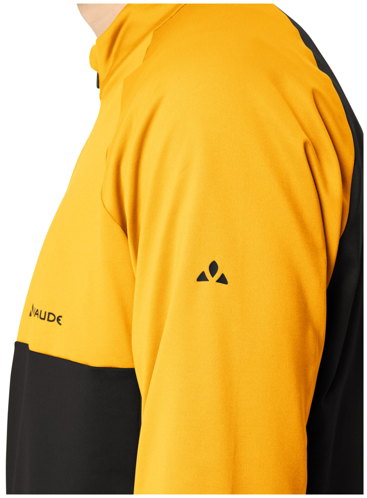 VAUDE Heren Qimsa Halfzip LS Shirt saffraan
