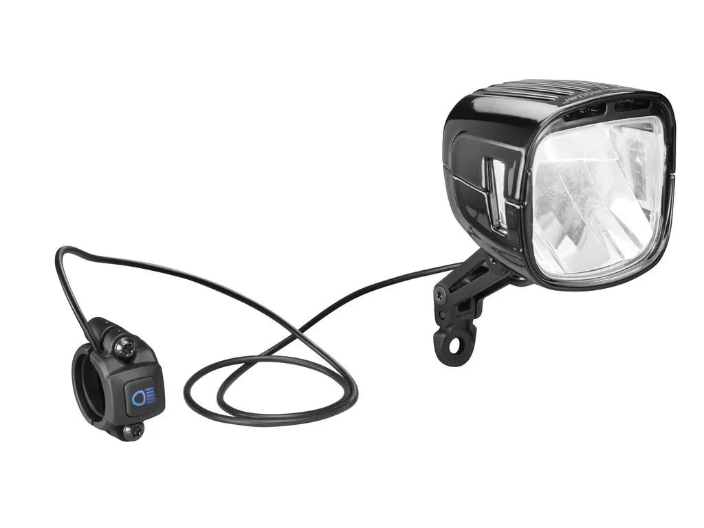 Busch + Müller Lumotec IQ-XL Voorlicht zwart/transparant