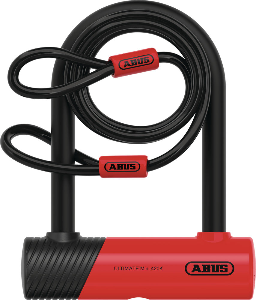 ABUS 420K/150HB140 Ultimate Mini beugelslot rood