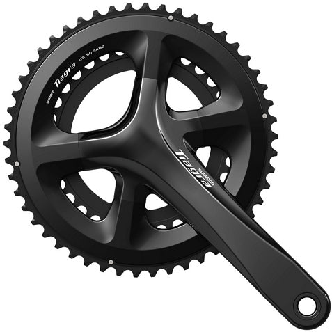 Shimano crankstel TIAGRA FC-R4000 50x34T 11-speed zonder kettingbladbeschermer zwart