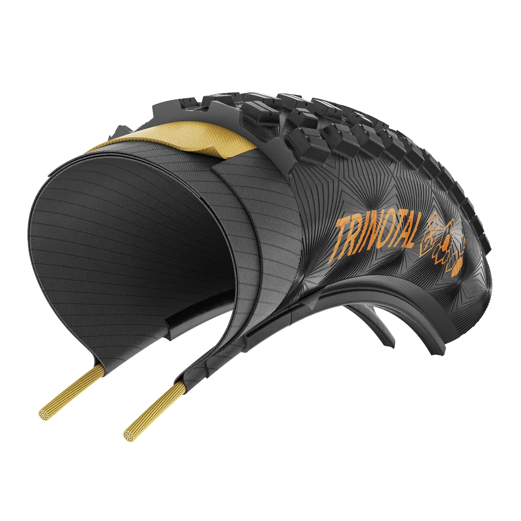 Continental Trinotal Trail Grip Vouw 26" Vouwband zwart / zwart skin