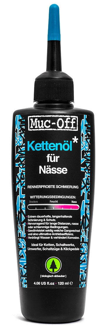 Muc-Off Wet Lube kettingolie voor natte omstandigheden 120 ml