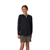 Fox YTH Defend LS Jersey Zwart