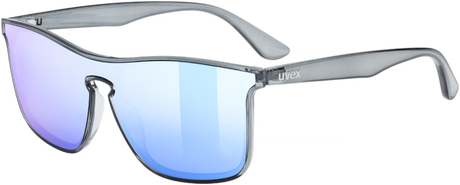 uvex Heyday fietsbril Clear Smoke / Mirror Blue