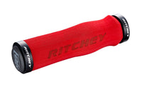 Ritchey WCS Ergo True Grip handvatten Lock-On rood – aktuelle Variante