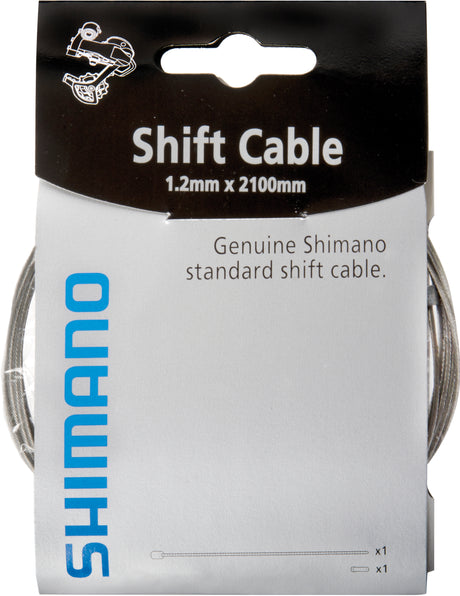 Shimano schakelkabel MTB/Road 1,2x2100mm 10 stuks