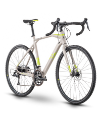 Raymon GravelRay 4.0 Unisex (2022) | Gravelbike | lichtgrijs / lime groen / zwart – aktuelle Variante