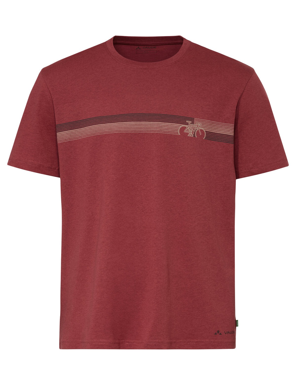 VAUDE Heren Fietsshirt V redeva/rood