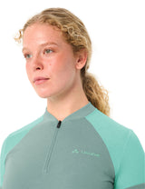 VAUDE Dames Altissimo Q-Zip Shirt dusty fern uni