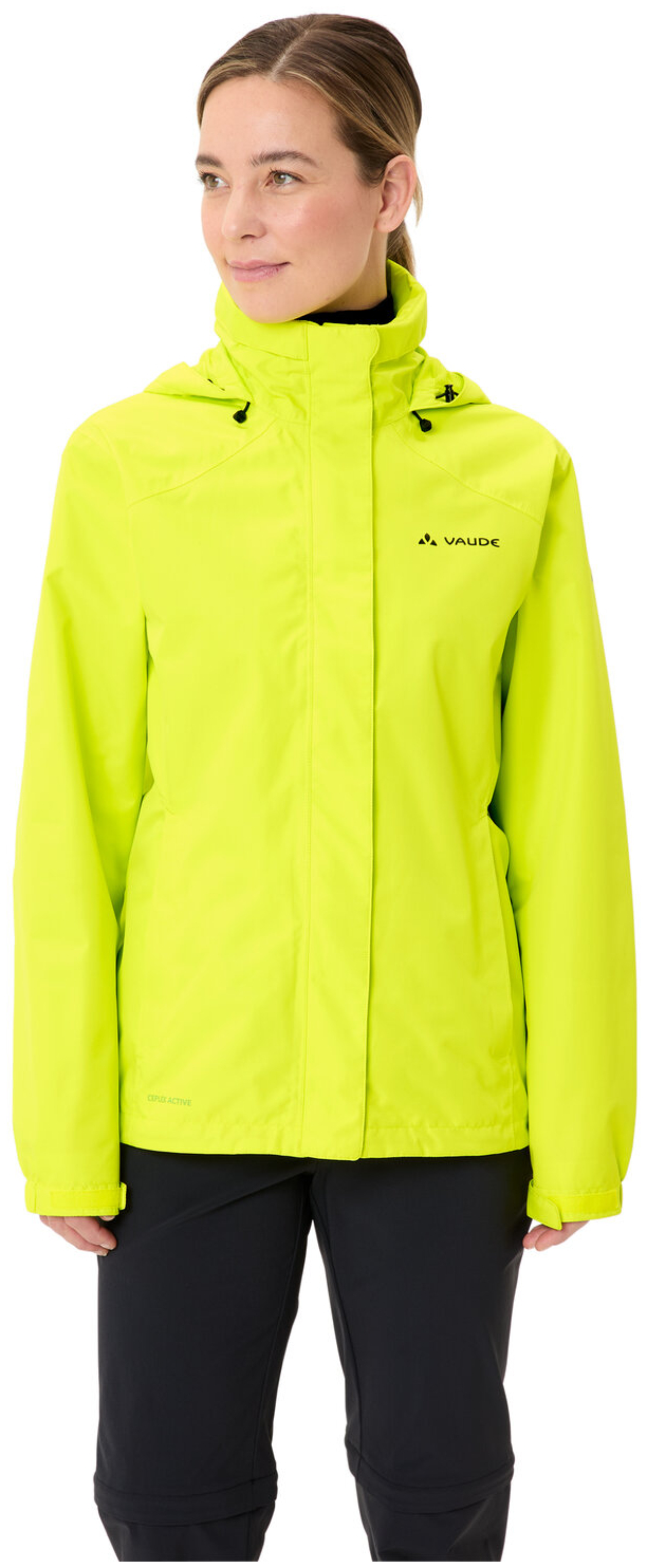 VAUDE Dames Escape Fiets Licht Jack felgroen