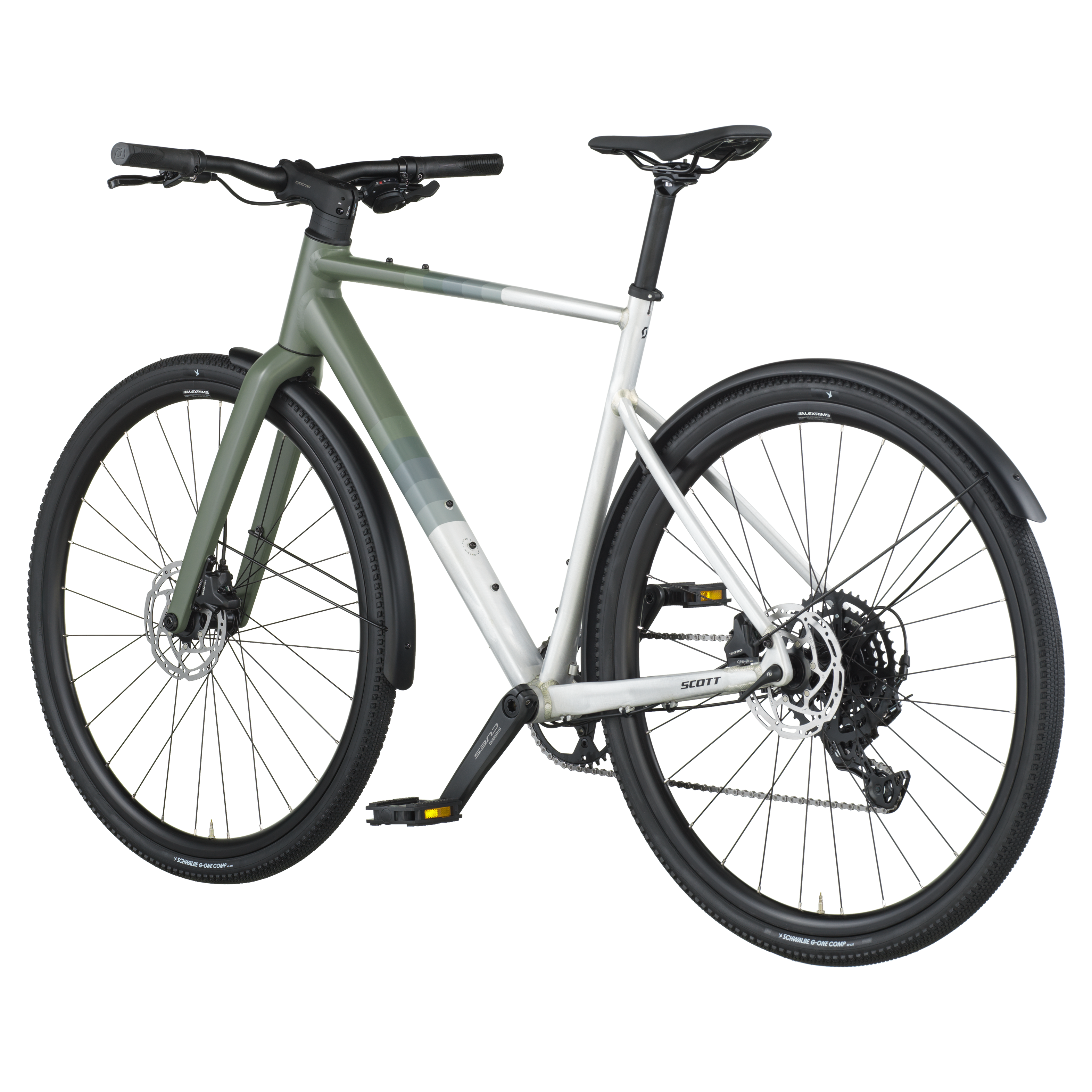Scott Metrix 30 EQ aluminium zilver/wenge groen