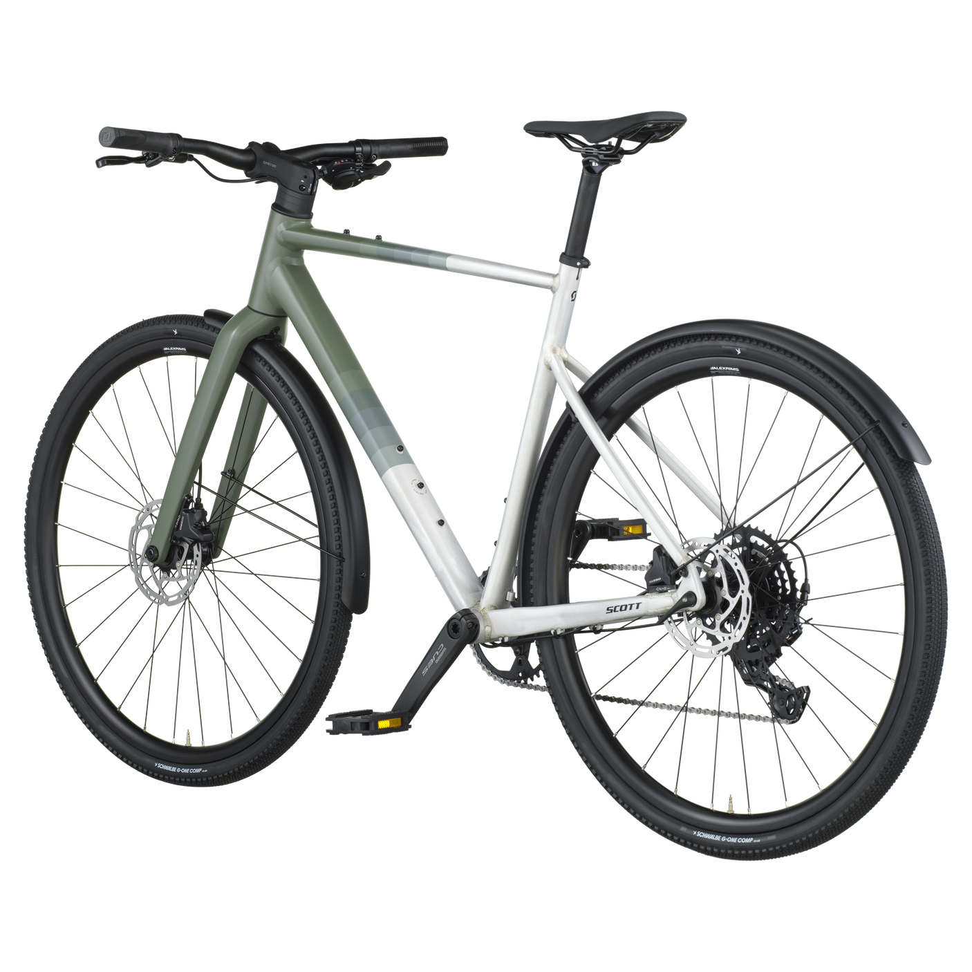 Scott Metrix 30 EQ aluminium zilver/wenge groen
