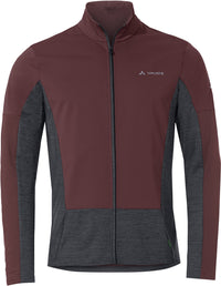 VAUDE All Year Moab T-shirt met doorlopende ritssluiting heren rood/grijs – aktuelle Variante