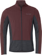 VAUDE All Year Moab T-shirt met doorlopende ritssluiting heren rood/grijs