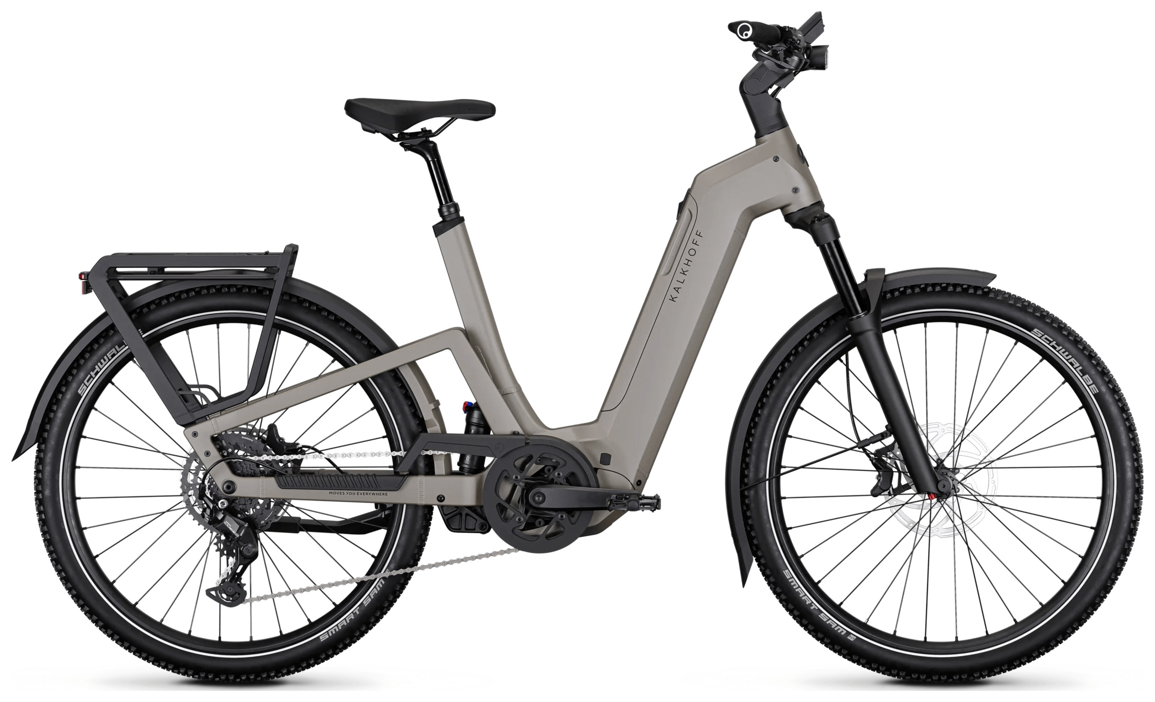 Kalkhoff ENTICE 7+ MOVE 800 Wh Wave 800 maansteengrijsmat