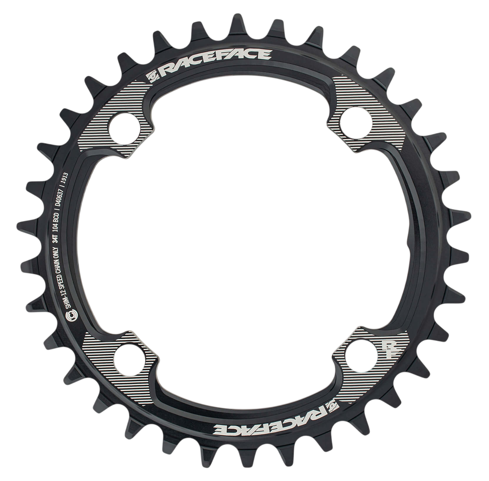 Race Face Narrow Wide kettingblad 104BCD 4-gaats Shimano 12-speed black