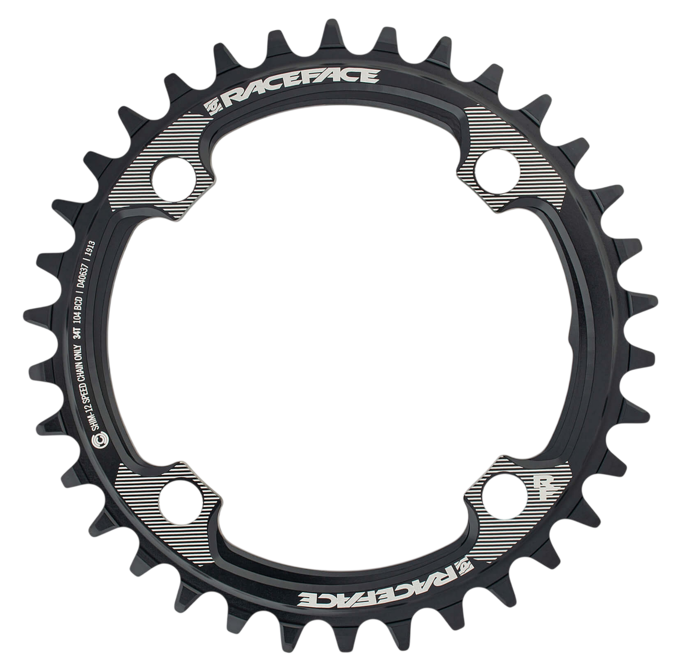 Race Face Narrow Wide kettingblad 104BCD 4-gaats Shimano 12-speed black