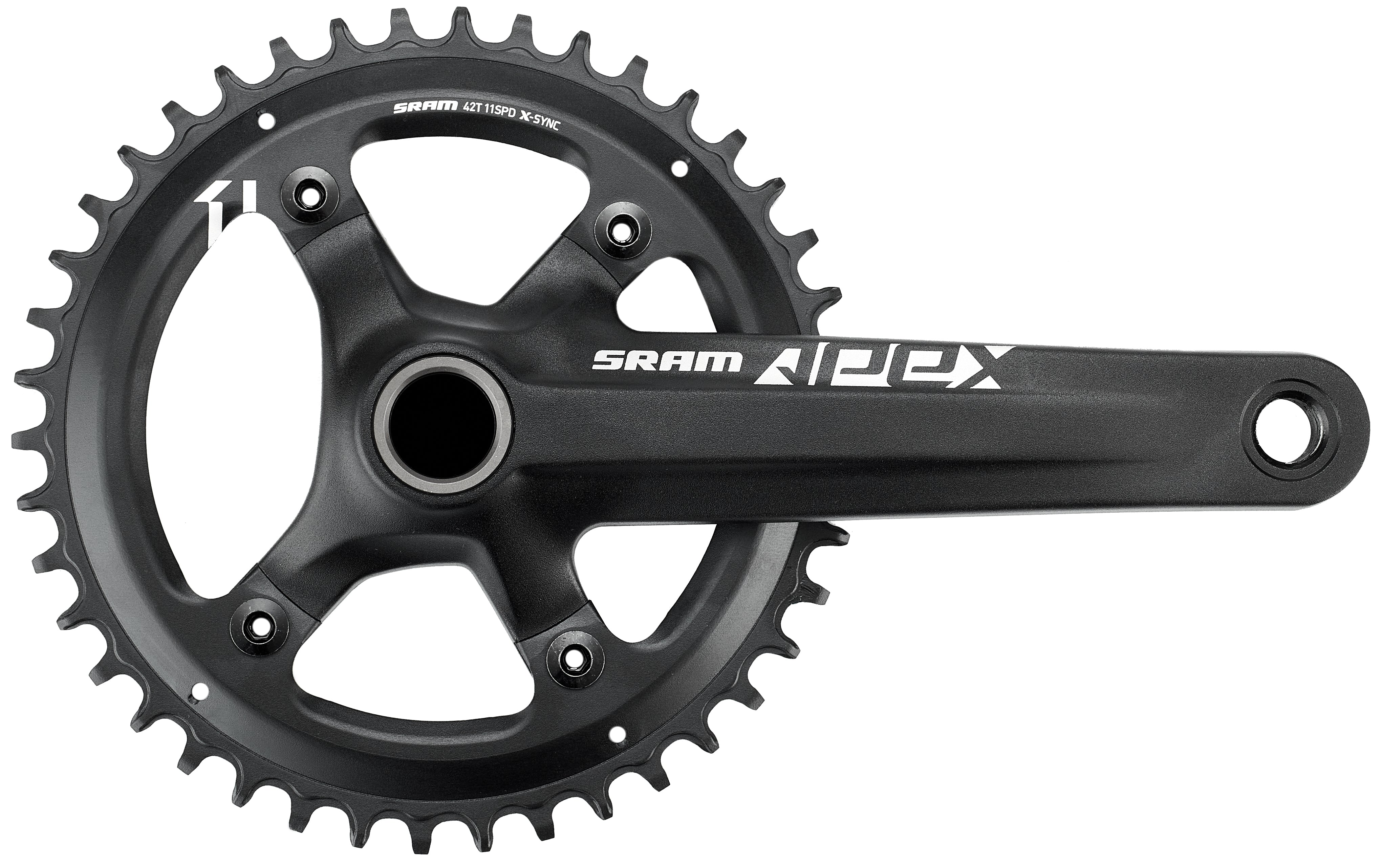 SRAM Apex 1 crankstel 42 tanden 11-speed zwart