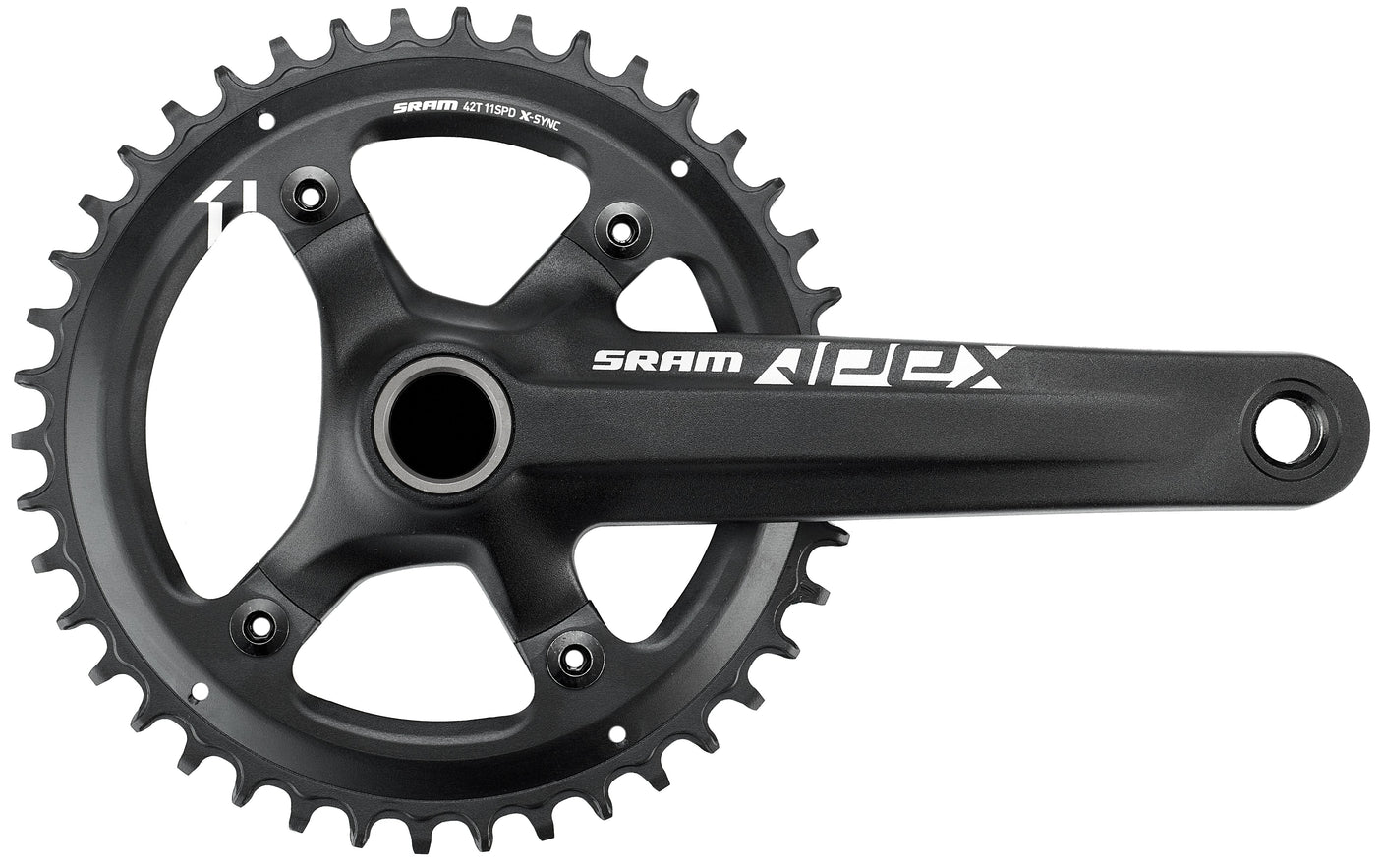 SRAM Apex 1 crankstel 42 tanden 11-speed zwart