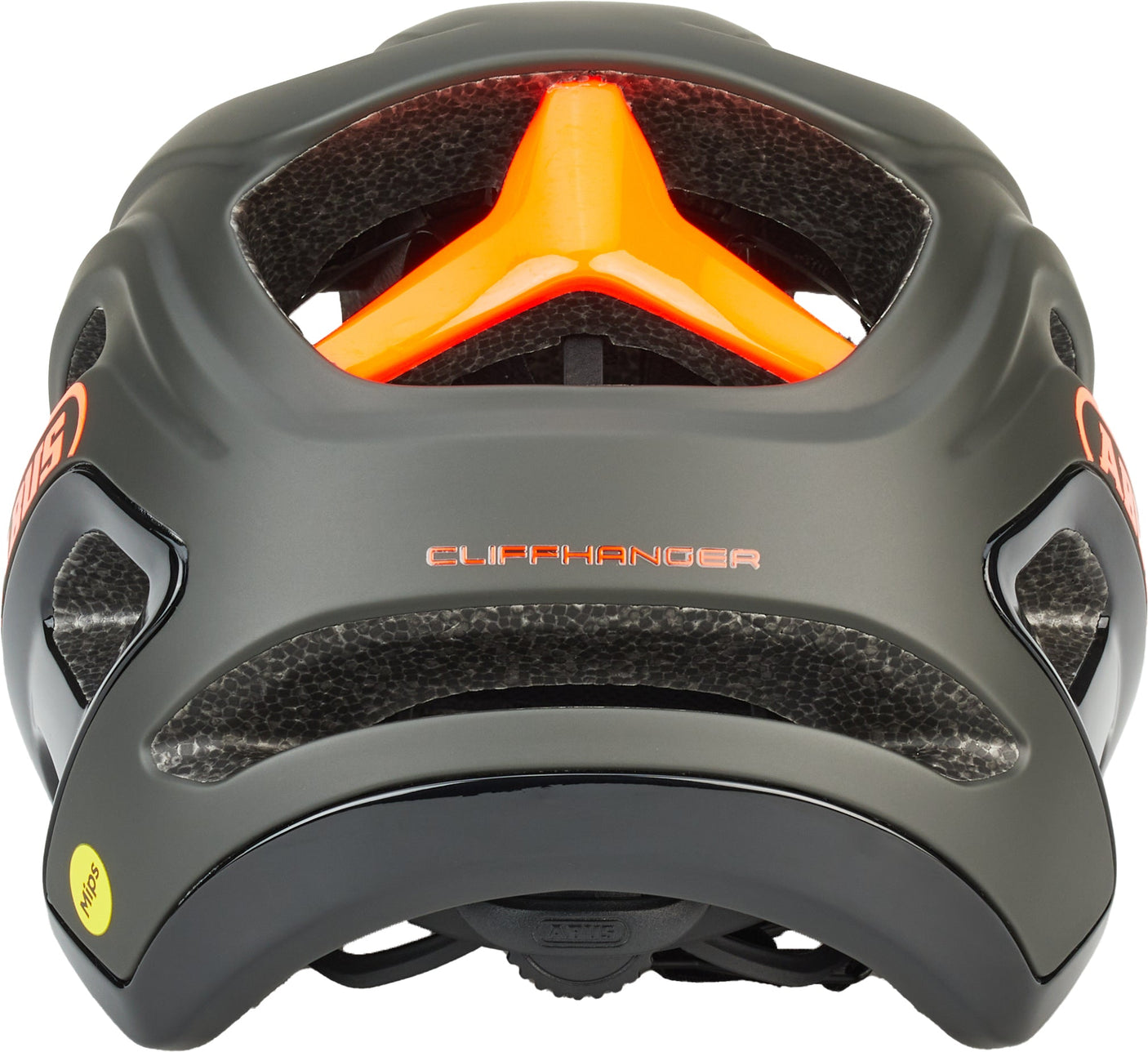 ABUS Cliffhanger MIPS Helm MTB dennen groen