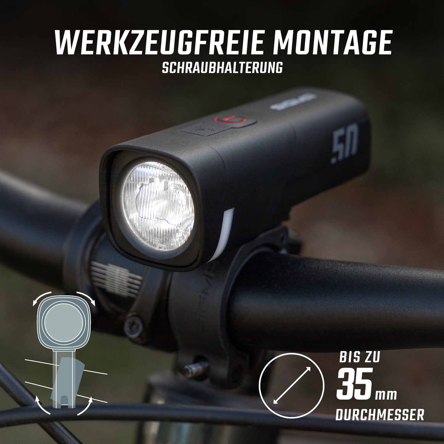 Sigma Aura 50 Voorlicht