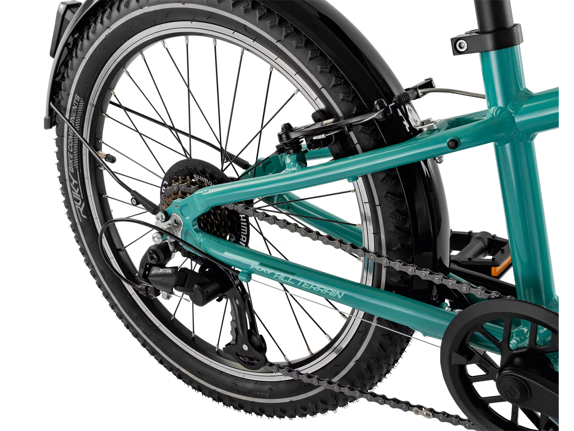 PUKY CYKE 26-8 ACTIVE turquoise/zwart (2025)