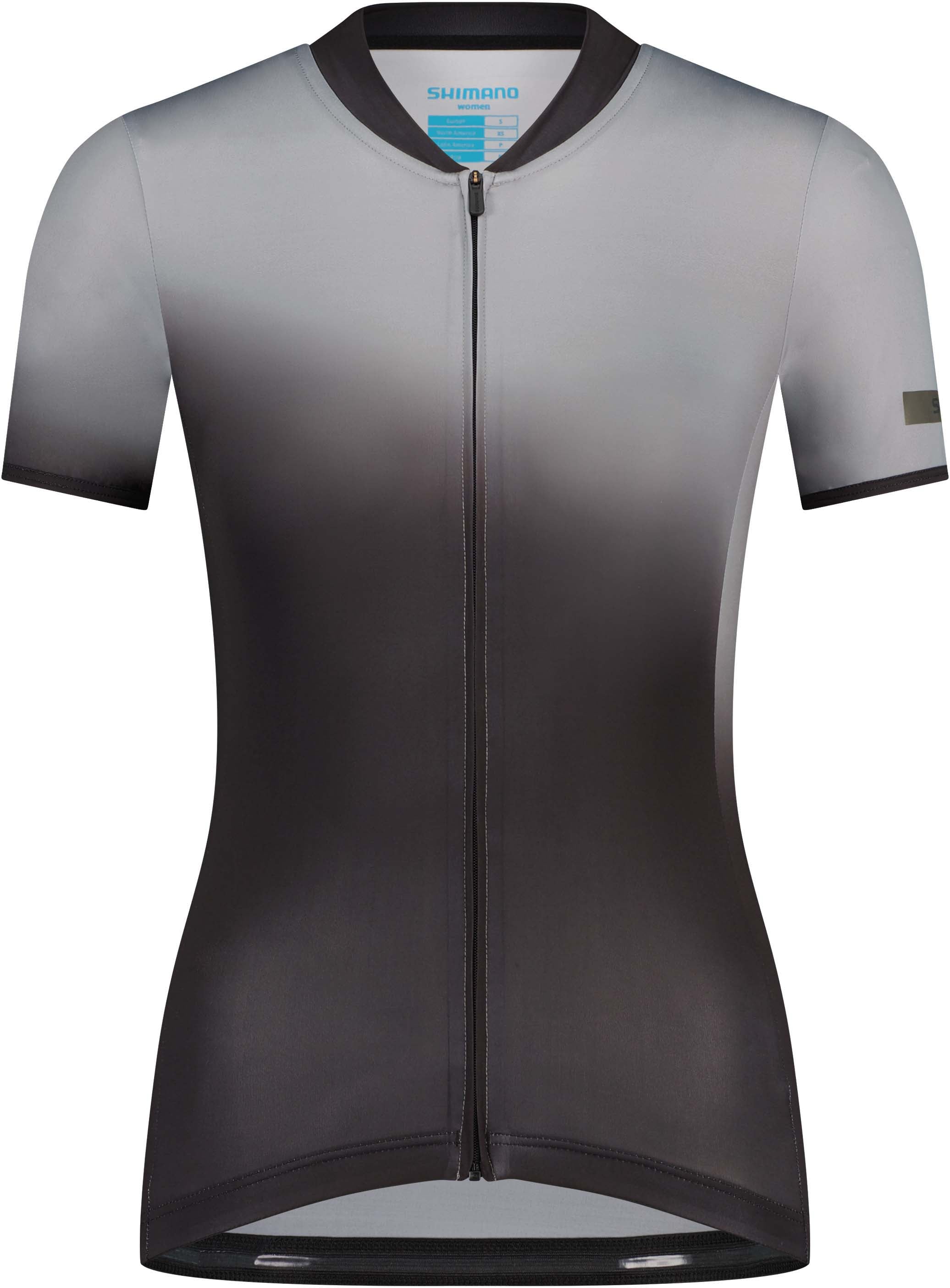 Shimano W's EVOLVE Avventura Korte Mouwen Jersey Antraciet Grijs