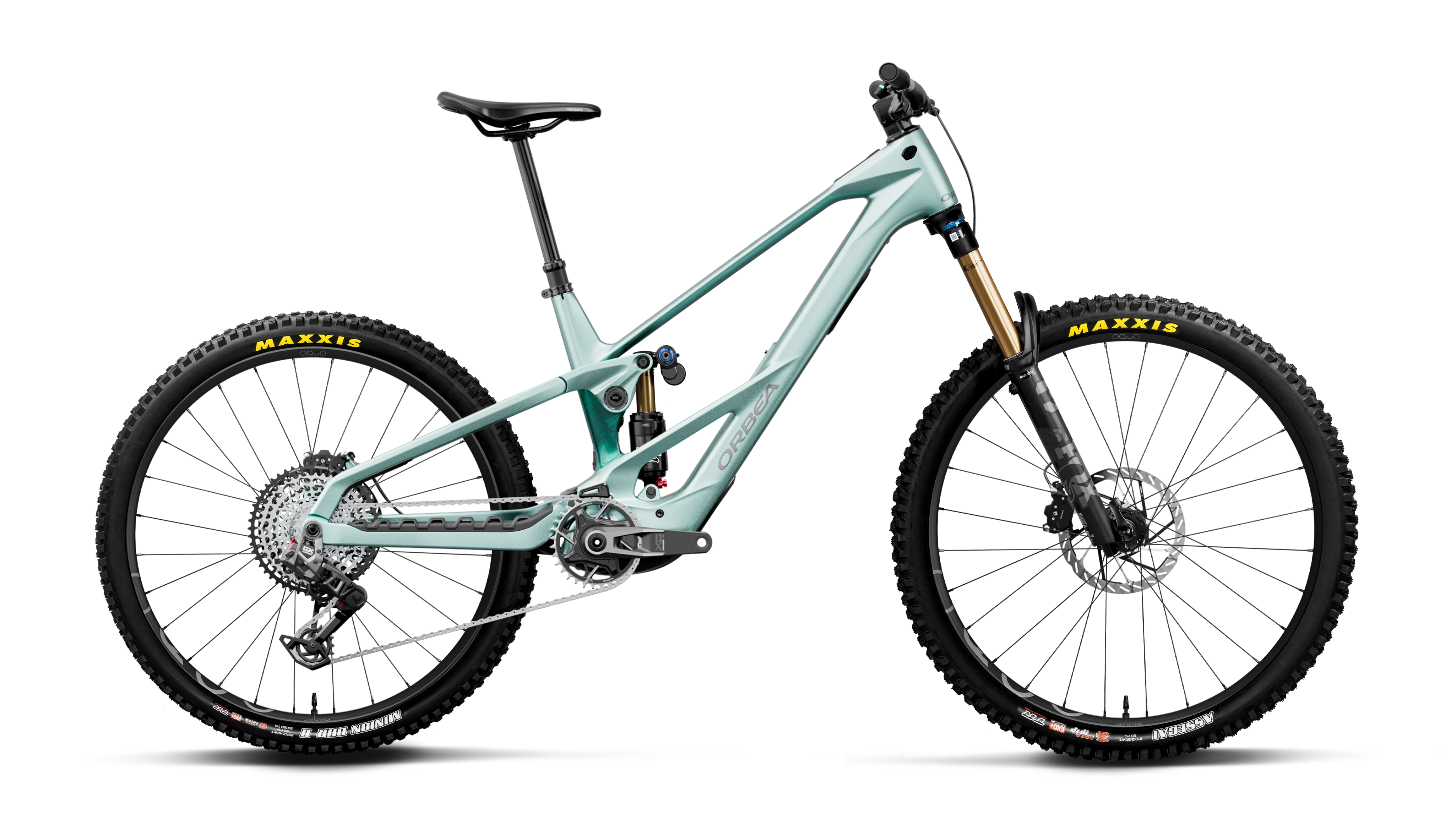 Orbea WILD LT M-TEAM RS MULLET Smooth Silver (Mat) - Escape Green C. View (Glans)