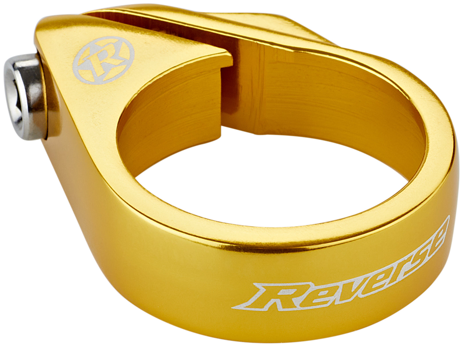 Reverse Bolt zadelklem Ø34,9mm goud