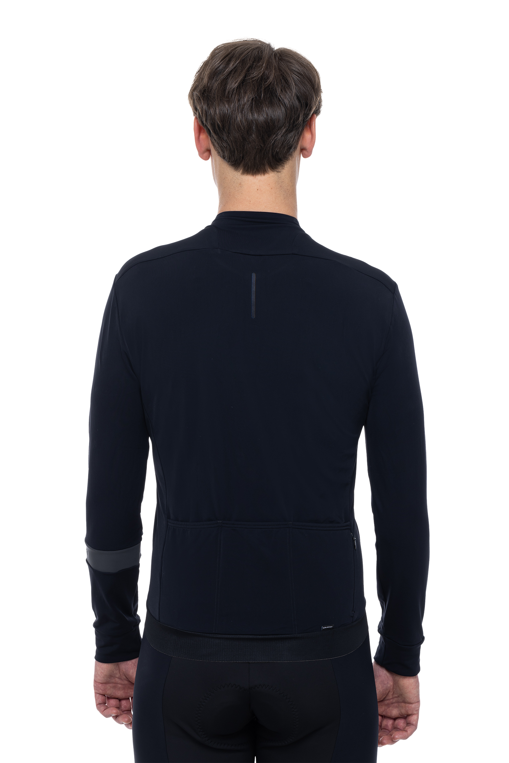 CUBE BLACKLINE shirt lange mouwen black heren