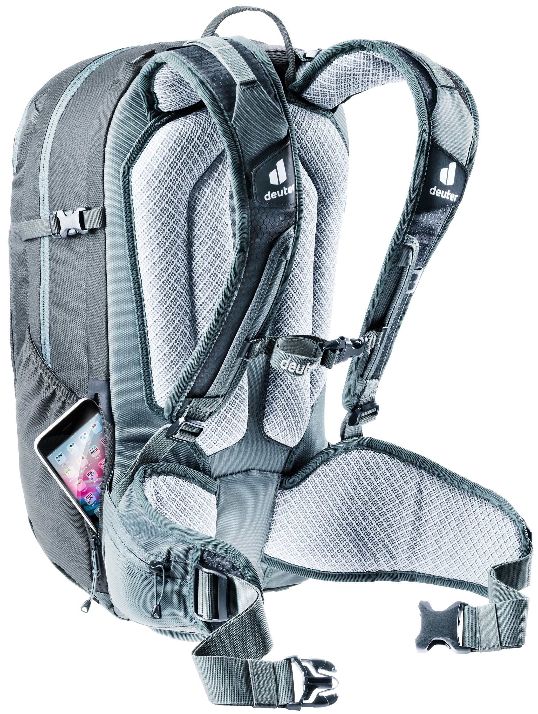 deuter Attack 20 fietsrugzak grijs