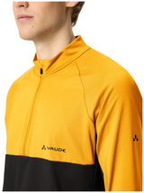 VAUDE Heren Qimsa Halfzip LS Shirt saffraan