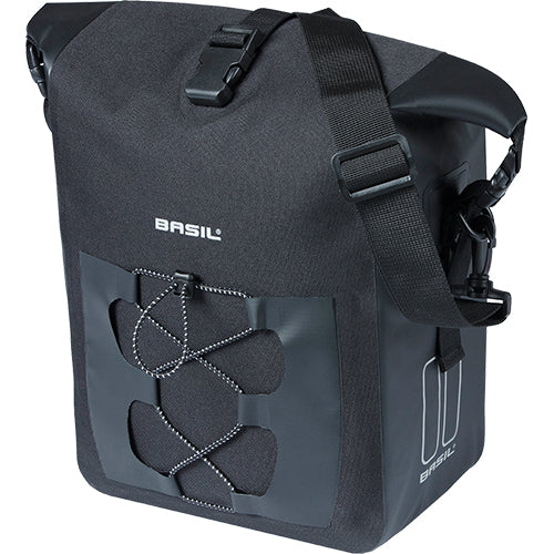 Basil NAVIGATOR WATERPROOF M 12-15 L Zijkantstas zwart