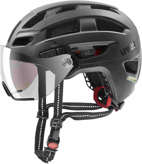 uvex Finale Vizier City-helm Zwart Mat