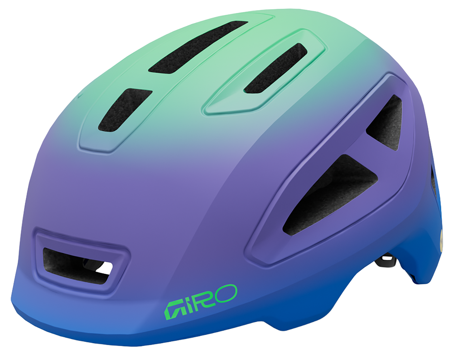 Giro Scamp II Kinderhelm mat blauw/groen