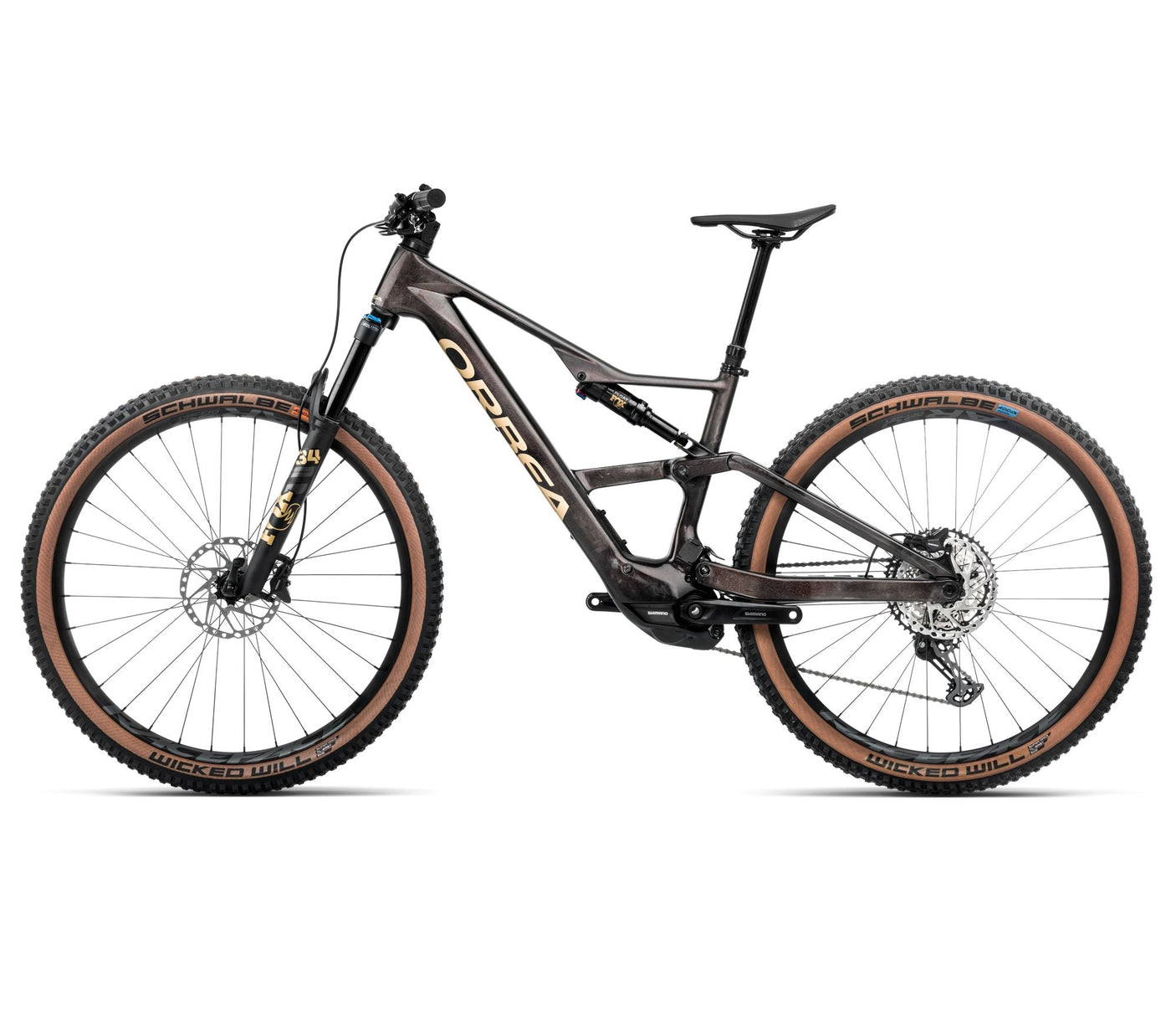 Orbea RISE SL M20 630W Cosmic Carbon View - Gouden Zand (2025)
