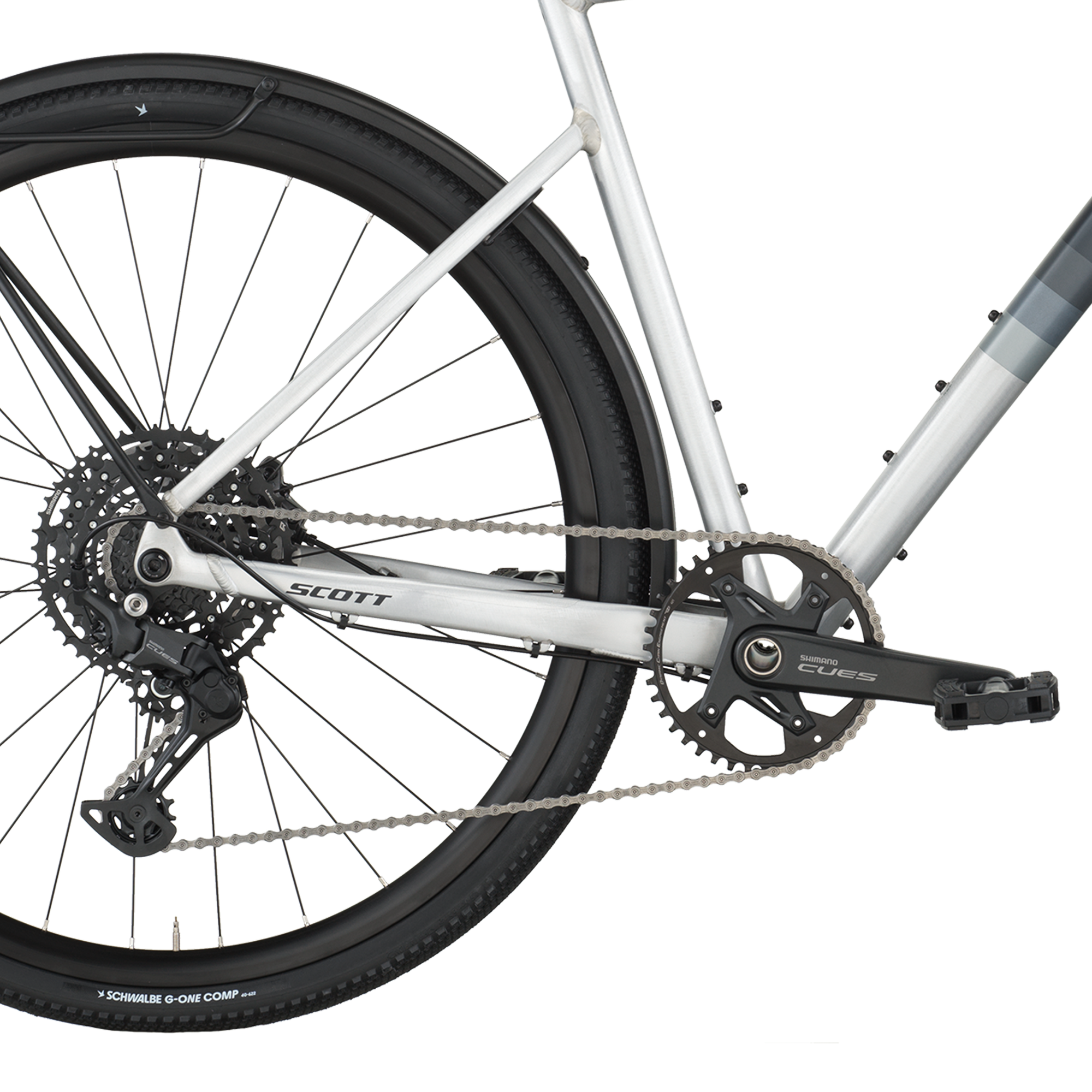 Scott Metrix 20 EQ aluminium zilver/zwart