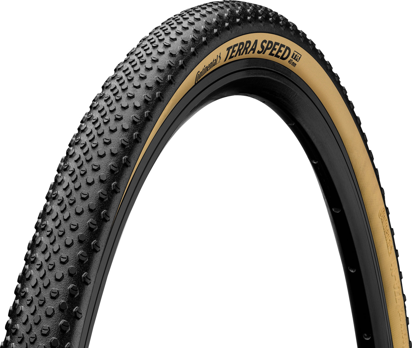Continental Terra Speed ProTection vouwband TLR 28x1.50" zwart/beige