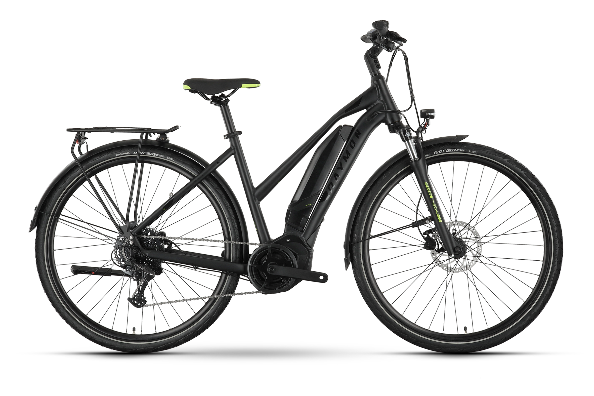 Raymon TourRay E 1.0 SE Dames zwart mat