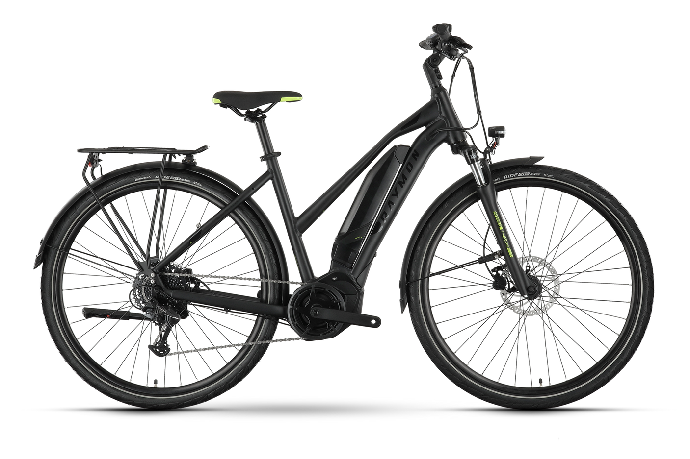 Raymon TourRay E 1.0 SE Dames zwart mat