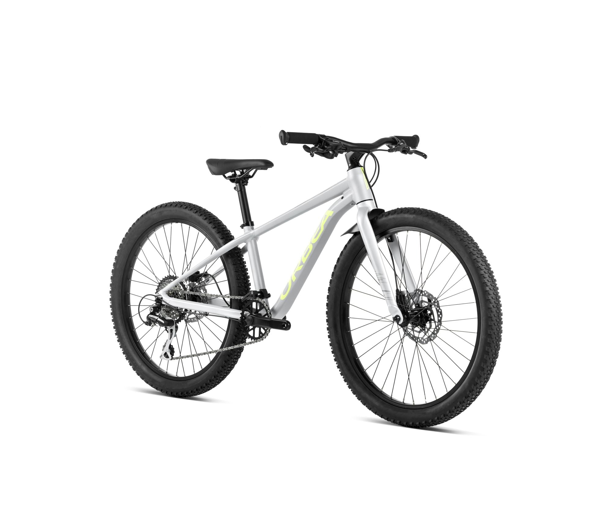 Orbea MX 24 TEAM DISC Zilver - Limoen (2025)