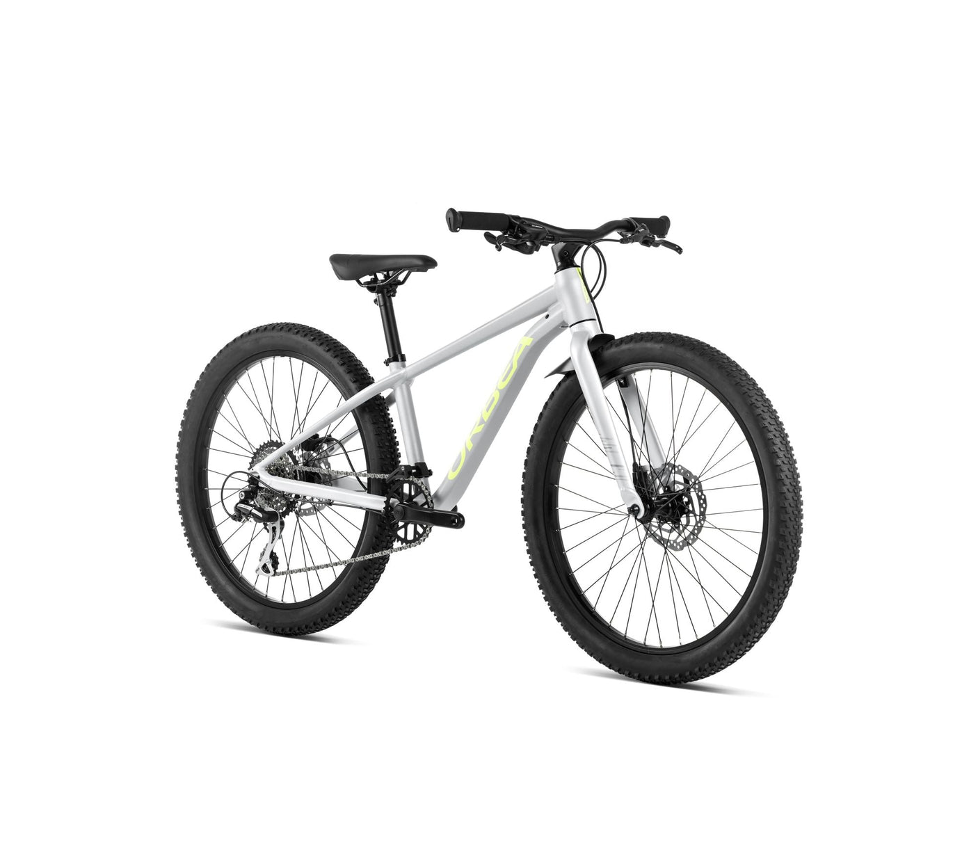 Orbea MX 24 TEAM DISC Zilver - Limoen (2025)