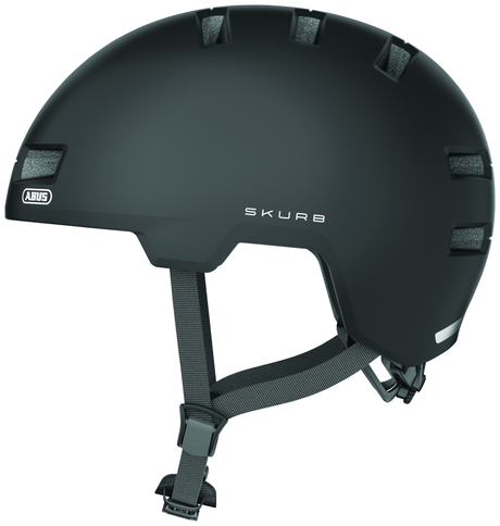 Abus fietshelm Skurb velvet black