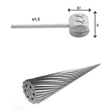 XLC BR-X85 remkabel binnen MTB zilver