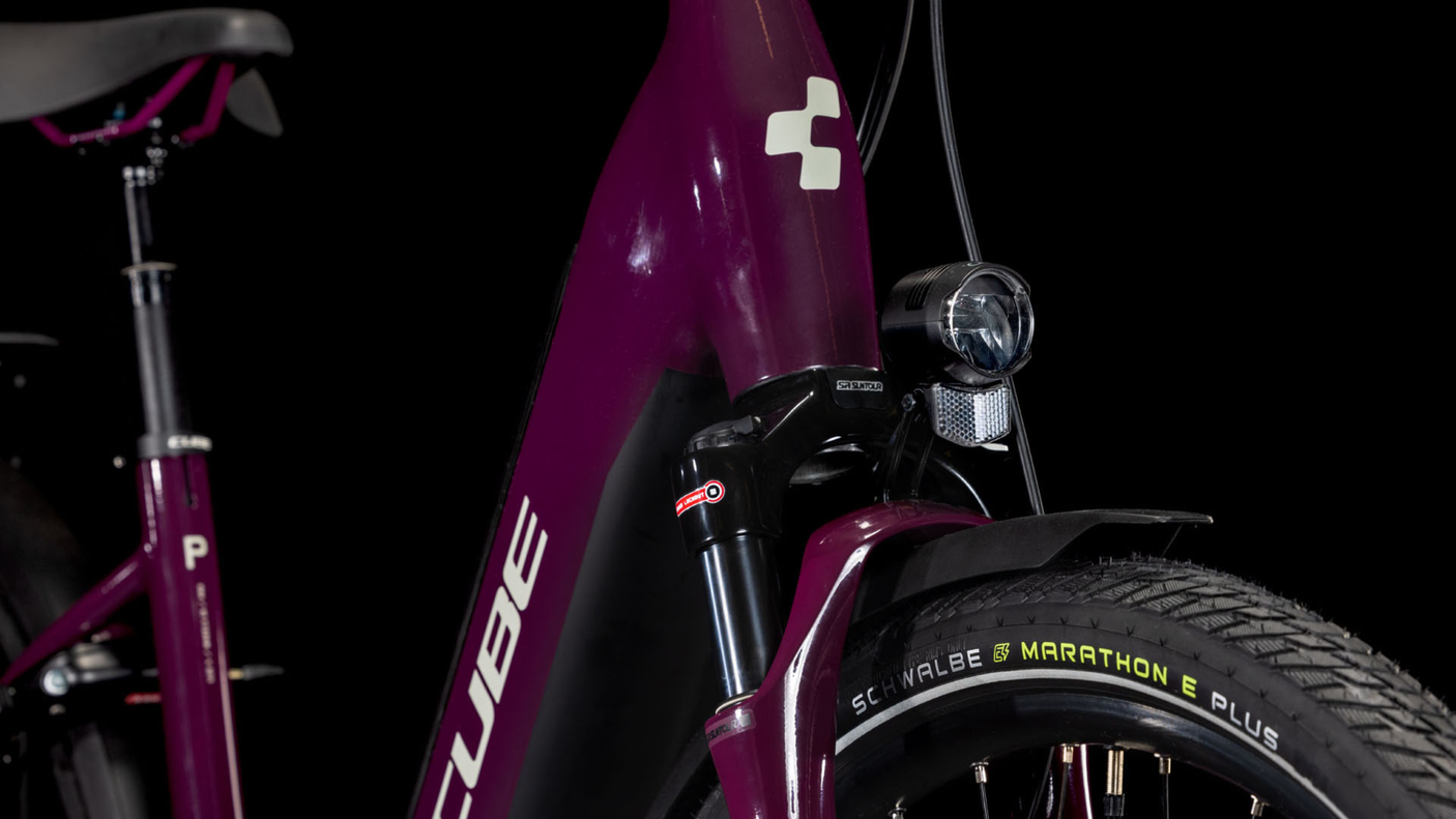 Cube Supreme Hybrid Deluxe Pro 625 Wave 625 amarone´n´grijs