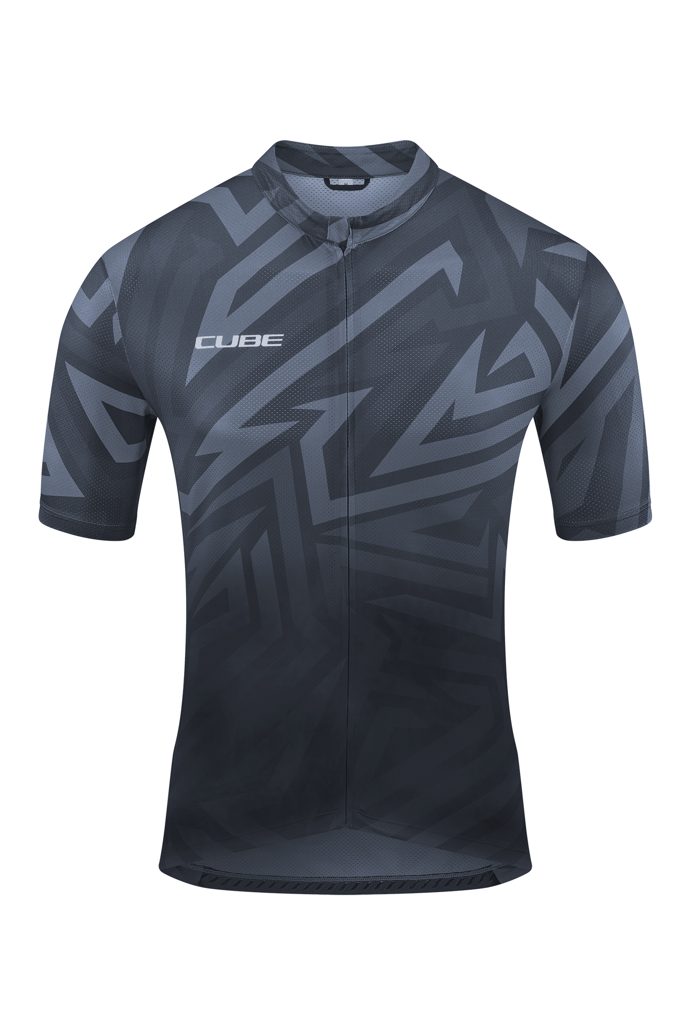 CUBE ATX Trui Full Zip CMPT korte mouw black´n´grey